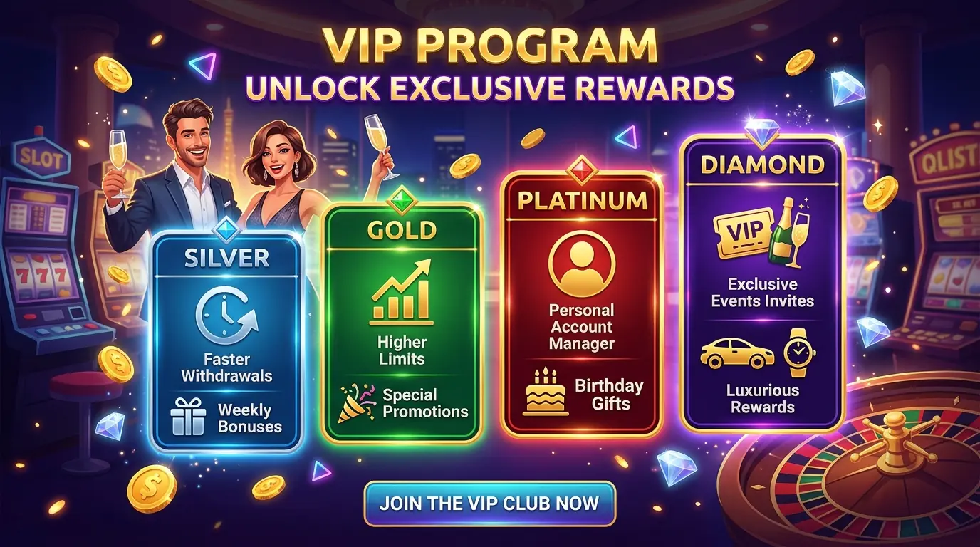 Guide programme VIP Ruby Vegas